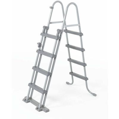Bestway - Pool-Sicherheitsleiter für Becken bis 122 cm ohne Plattform - 2x4 Stufen - grau Image
