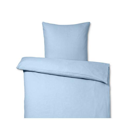 Leinen-Bettwäsche, Übergröße, blau