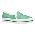 Kate Spade Shoes | Keds X Kate Spade New York Green Triple Deck Slip-On Sneaker Suze 6½ | Color: Green/White | Size: 6.5