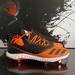 Adidas Shoes | Adidas Boost Icon V Baseball Cleats Black Orange Size 16 G28252 | Color: Black/Orange | Size: 16