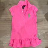 Polo By Ralph Lauren Dresses | Euc Polo Ralph Lauren Hot Pink Polo Dress Size 3t | Color: Green/Pink | Size: 3tg