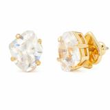 Kate Spade Jewelry | Kate Spade Treasure Trove Stud Earrings Clear | Color: Gold | Size: Os