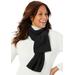 Women's Microfleece Scarf by Accessories For All in Black