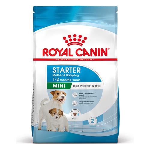 Sparpaket: 2x8kg Royal Canin Mini Starter Mother & Babydog Hundefutter trocken