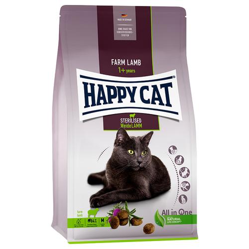 2x10kg Happy Cat Sterilised Adult Weide-Lamm Katzenfutter trocken