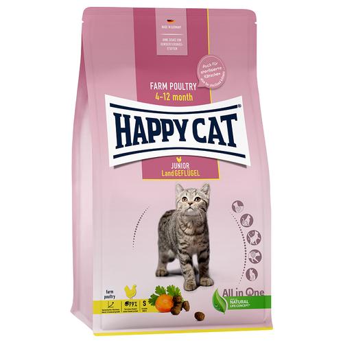 2x4kg Happy Cat Young Junior Land-Geflügel Katzenfutter trocken