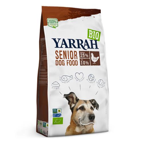 2x10kg Yarrah Bio Senior Huhn Hundefutter trocken