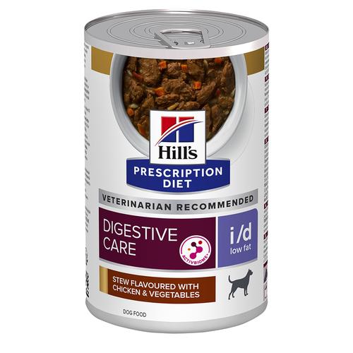 48x354g Hill's Prescription Diet i/d Digestive Care Low Fat Ragout Huhn für Hunde Hundefutter nass