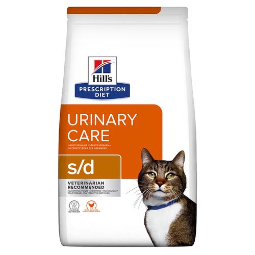 2x 3kg Hill's Prescription Diet s/d Urinary Care mit Huhn Katzenfutter trocken