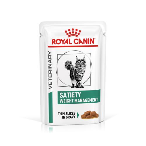 24 x 85 g Royal Canin Veterinary Feline Satiety Weight Management Katzennassfutter