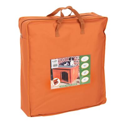 Isolierung für Flachdach Hundehütte Woody B 104 x T 63 x H 60 cm für Größe L Hund