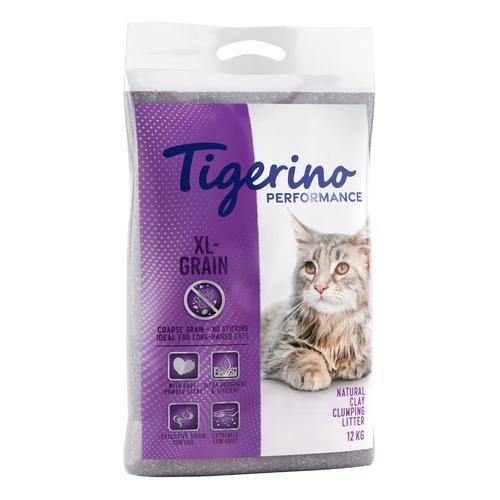 2x 12kg Tigerino Performance XL-Grain Katzenstreu – Babypuderduft