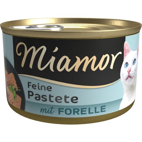 24x85g Pastete Forelle Miamor Katzenfutter nass