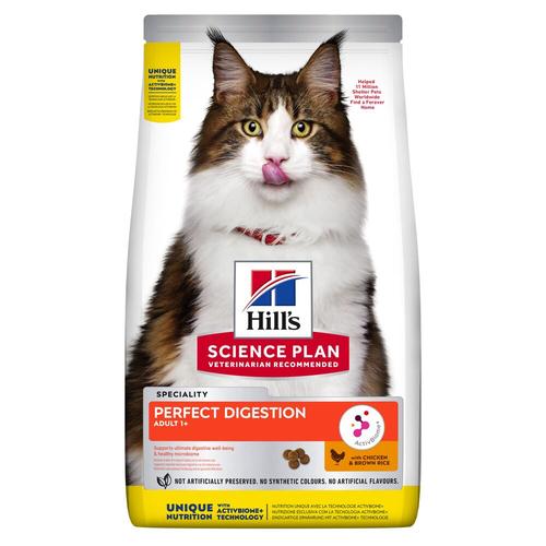 1,5kg Hill's Science Plan Adult Perfect Digestion Huhn Katzenfutter trocken