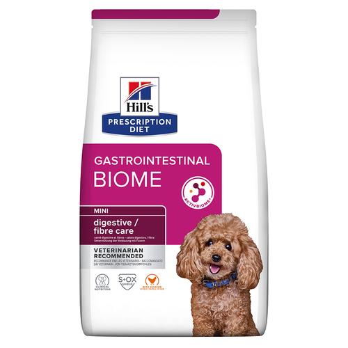 2x 6kg Hill's Prescription Diet Gastrointestinal Biome Mini mit Huhn Hundefutter trocken