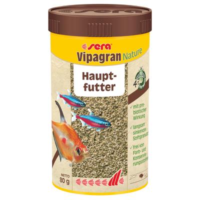 1000 ml sera Vipagran Nature Softgranulat Fischfutter