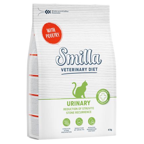 4 kg Smilla Veterinary Diet Urinary Geflügel Katzenfutter trocken