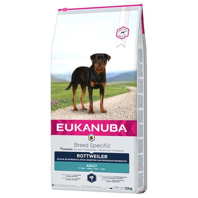 2x12kg Adult Breed Specific Rottweiler Eukanuba Hundefutter trocken