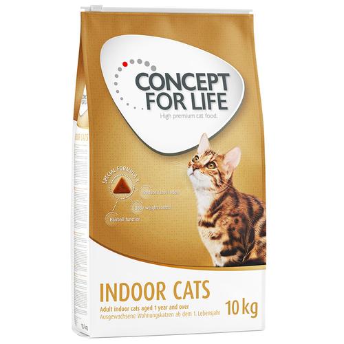 2x10kg Indoor Cats Concept for Life Katzenfutter trocken