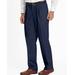 Blair Men's JohnBlairFlex Adjust-A-Band Relaxed-Fit Pleated Chinos - Blue - 44 - Medium