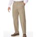 Blair Men's JohnBlairFlex Adjust-A-Band Relaxed-Fit Pleated Chinos - Tan - 40