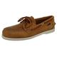 Sebago Docksides, Men Boat Shoes, Brown (Brown Lea/White Os), 9.5 UK (44 EU)