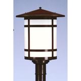 Arroyo Craftsman Berkeley 15 Inch Tall 1 Light Outdoor Post Lamp - BP-14L-M-RB