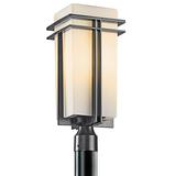 Kichler Lighting Tremillo 20 Inch Tall 1 Light Outdoor Post Lamp - 49207BK