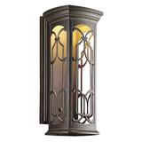 Kichler Lighting Franceasi 25 Inch Tall Outdoor Wall Light - 49229OZLED