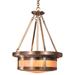 Arroyo Craftsman Berkeley 19 Inch Large Pendant - BCMH-20-F-AB