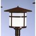 Arroyo Craftsman Berkeley 13 Inch Tall 1 Light Outdoor Post Lamp - BP-17-TN-MB