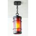 Arroyo Craftsman Valencia 8 Inch Mini Pendant - VH-11NR-GW-BK