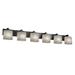 Justice Design Group Clouds 55 Inch 6 Light Bath Vanity Light - CLD-8926-10-CROM