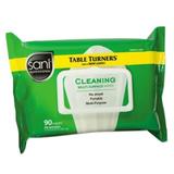 "NicePak Table Turner Multi-Surface Cleaning Wipes, 90/Pack, 12 Packs - Alternative to NIC A580FW, NICA580FW | by CleanltSupply.com"