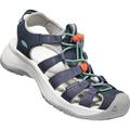 KEEN Damen Trekkingsandale ASTORIA WEST SANDAL W-NAVY/BEVELED GLASS, Größe 38 in Blau