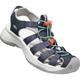 KEEN Damen Trekkingsandale ASTORIA WEST SANDAL W-NAVY/BEVELED GLASS, Größe 38 in Blau