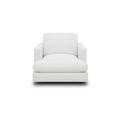 Club Chair - Hello Sofa Home Galaxy 100% Top Grain Leather Modern Swivel Club Chair in Brown/White | 36 H x 43 W x 42 D in | Wayfair GTRX13-6A