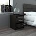 Latitude Run® 2 - Drawer Nightstand Wood in Black | 18.9 H x 16.1 W x 14.3 D in | Wayfair 3B4BC3DA31F544D2A8CAAEC5AC91C94A