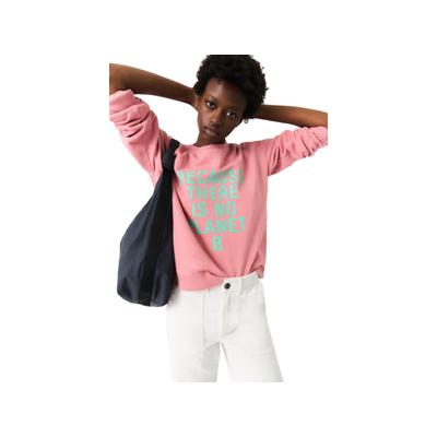 Ecoalf Backalf B Because Sweatshirt - Women's Extra Large Summer Pink GASTBACKB8140WS22-261-XL