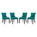 Copper Grove Vodice Fabric and Wood Dining Chair (Set of 4)