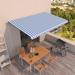 vidaXL Electric Awning Retractable Canopy Sunshade Shelter for Garden Porch