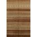 Tribal Contemporary Gabbeh Kashkoli Wool Area Rug Hand-knotted Carpet - 6'2" x 9'2"