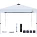 Pop Up Canopy Tent, Gazebos, Sun Shelter, Event Tent, Beach Shade, Sunshade Portable 10x10ft UPF 50+ with Roller Carry Bag