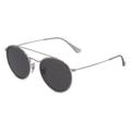 Ray-Ban RB 3647N ROUND DOUBLE Unisex-Sonnenbrille Vollrand Panto Metall-Gestell, silber
