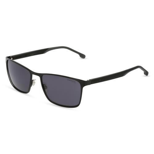 Carrera 8048/S Herren-Sonnenbrille Vollrand Eckig Metall-Gestell, schwarz