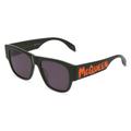 Alexander McQueen AM0328S Herren-Sonnenbrille Vollrand Eckig Kunststoff-Gestell, grün