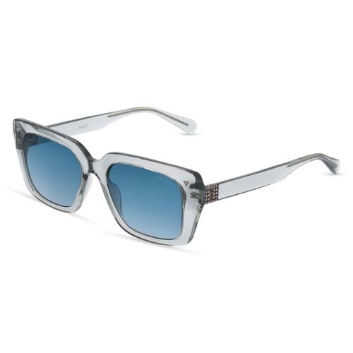 Guess GU8243 Damen-Sonnenbrille Vollrand Eckig Kunststoff-Gestell, grau