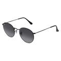 Ray-Ban RB 3447N ROUND METAL Unisex-Sonnenbrille Vollrand Rund Metall-Gestell, schwarz