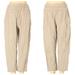 Anthropologie Pants & Jumpsuits | Hei Hei Anthropologie Canvas Casual Pants Sz M | Color: Tan | Size: M