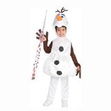 Disney Costumes | Disney Frozen Ii Olaf Snowman Halloween Costume Toddler Size 3-4 New In Package | Color: Brown/White | Size: Toddler 3-4